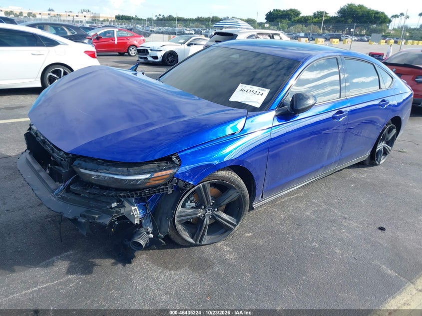 2026 Honda Accord Hybrid Sport-L, Right Side, IAAI, VIN 1HGCY2F78TA016727 — photo 2