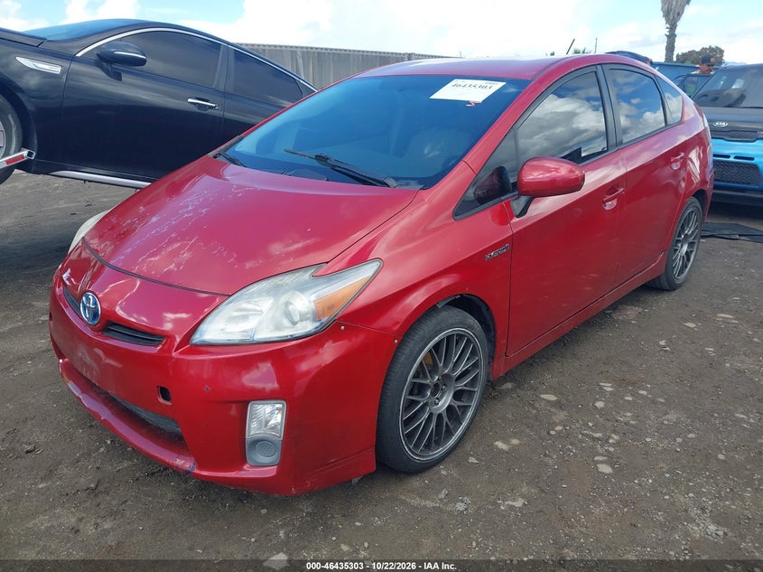 Vin: jtdkn3du2a0224459, lot: 46935669, toyota prius ii 20102