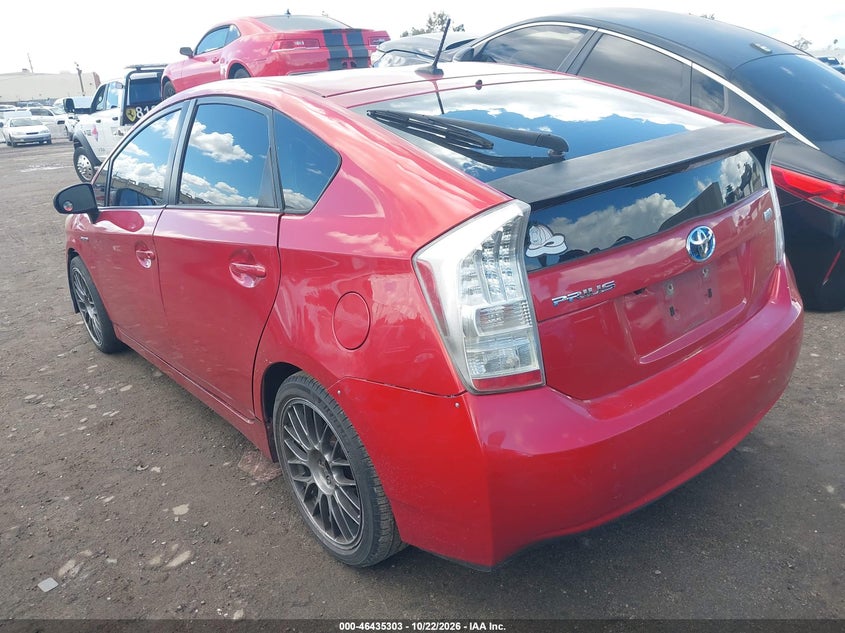 Vin: jtdkn3du2a0224459, lot: 46935669, toyota prius ii 20103
