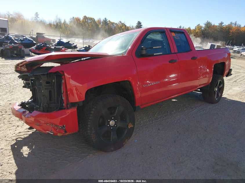 2016 Chevrolet Silverado 1500 Wt, Удар спереди, IAAI, VIN 1GCVKNEC3GZ146527 — фото 2