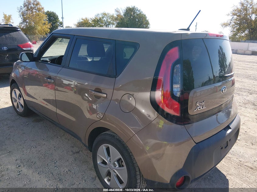 Vin: kndjn2a22f7156672, lot: 46935902, kia soul 20153