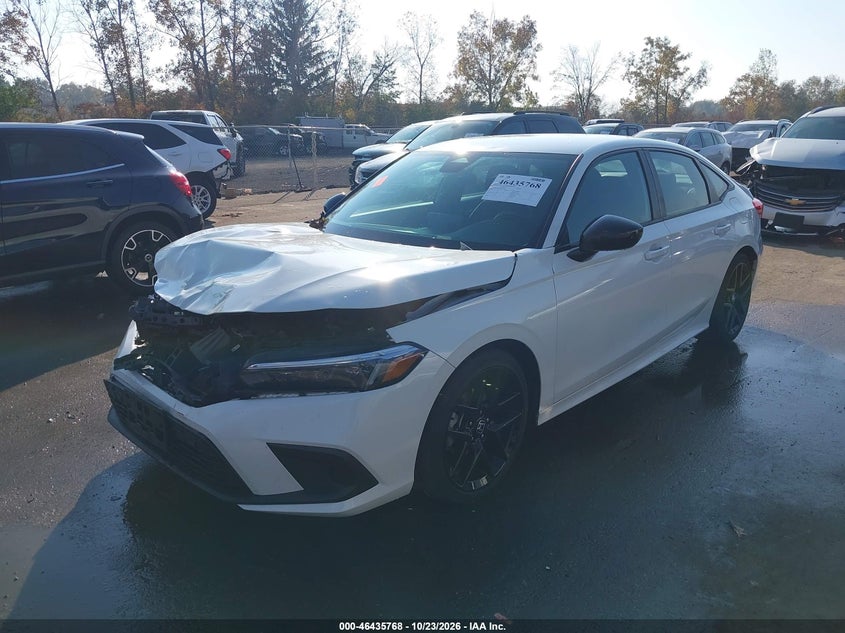 2024 Honda Civic Sport, Front End, IAAI, VIN 2HGFE2F55RH546880 — photo 2