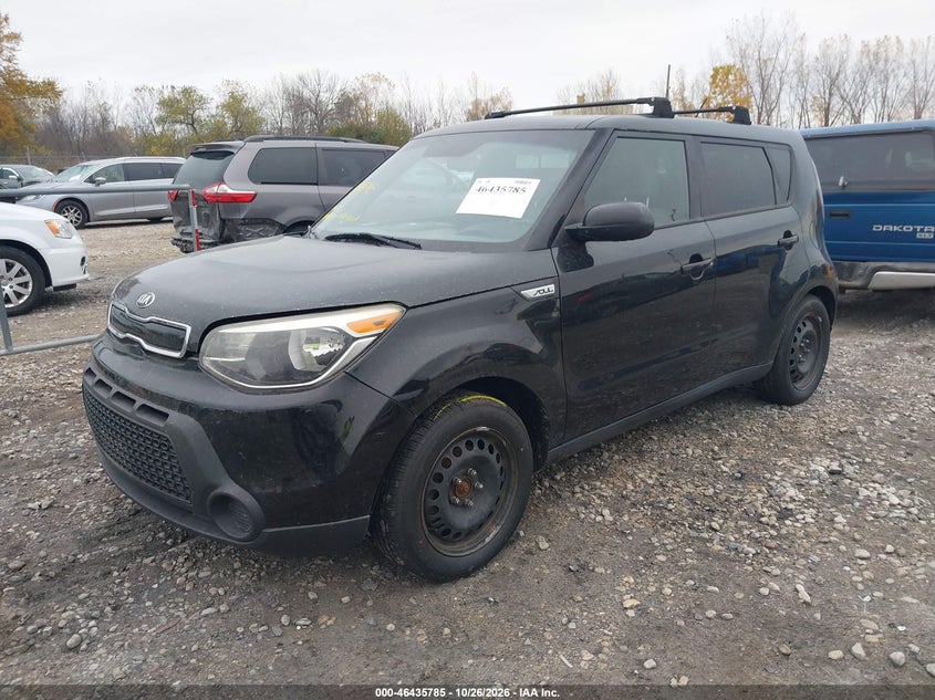 Vin: kndjn2a2xf7223356, lot: 46936152, kia soul 20152
