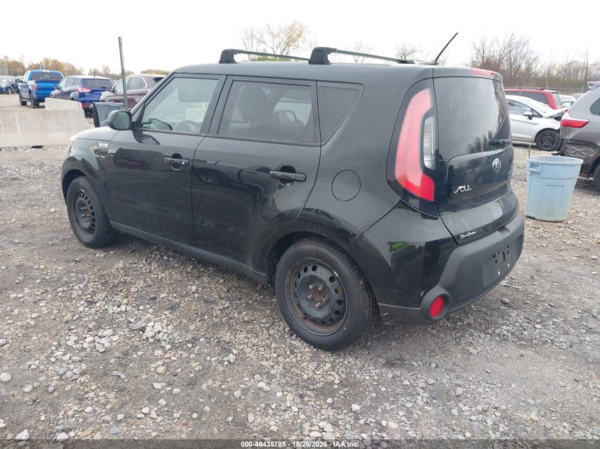 Vin: kndjn2a2xf7223356, lot: 46936152, kia soul 20153