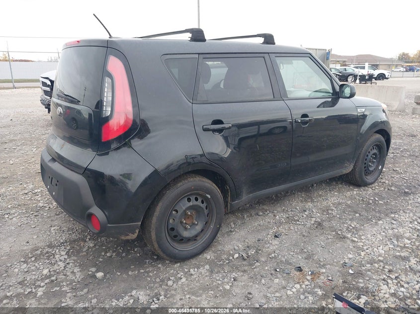 Vin: kndjn2a2xf7223356, lot: 46936152, kia soul 20154