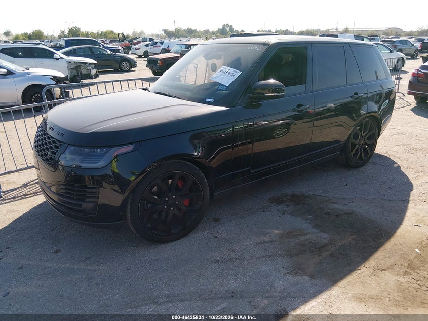 2019 Land Rover Range Rover 3.0L V6 Supercharged Hse, Right Side, IAAI, VIN SALGS2SV5KA543833 — photo 2