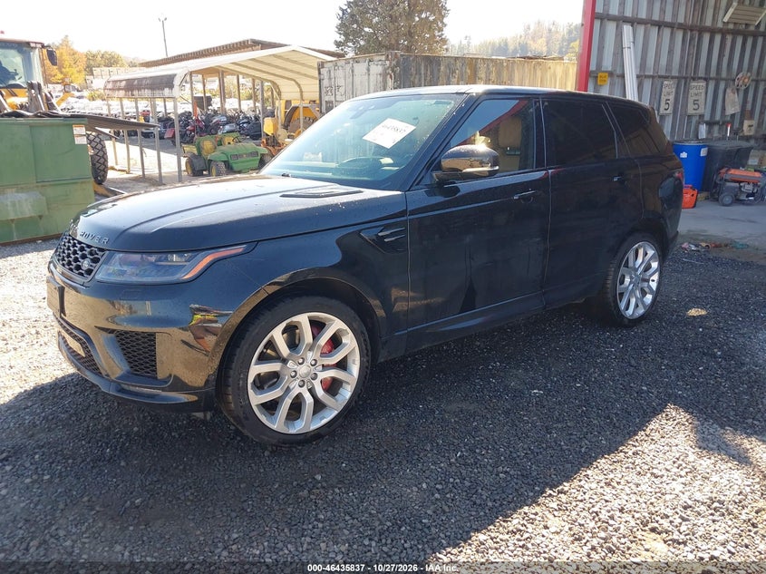 Vin: salwr2re6ka829901, lot: 46936203, land rover range rover sport supercharged dynamic 20192