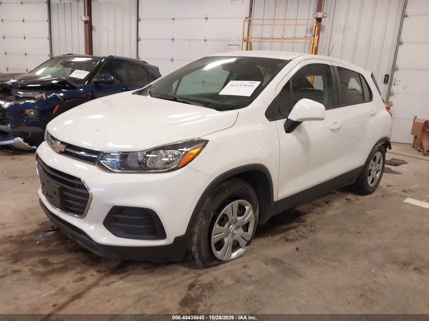 Vin: 3gncjksb6hl150561, lot: 46936206, chevrolet trax ls 20172