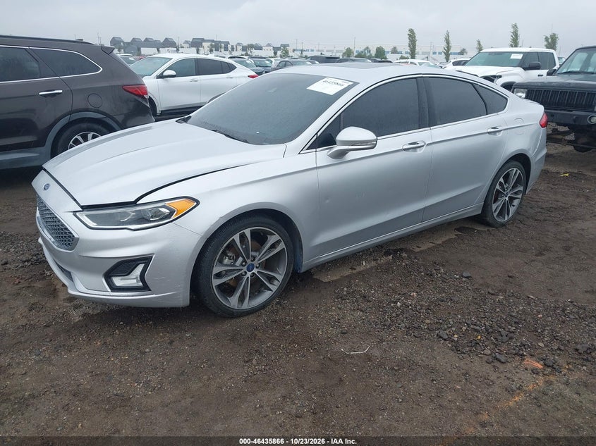 Vin: 3fa6p0d94kr184818, lot: 46936232, ford fusion titanium 20192