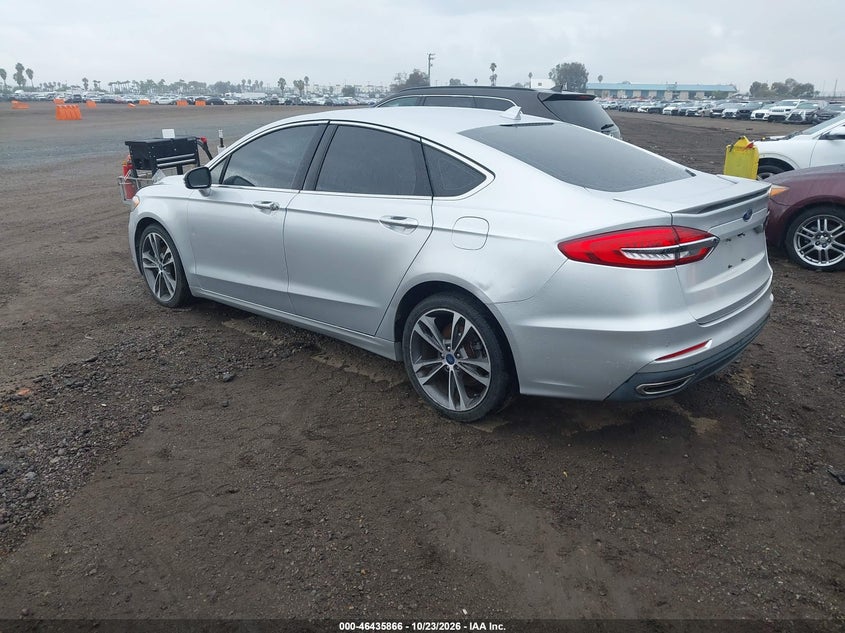 Vin: 3fa6p0d94kr184818, lot: 46936232, ford fusion titanium 20193