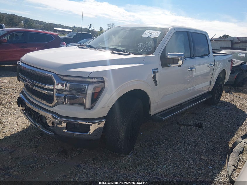 Vin: 1ftfw5l82sfa79629, lot: 46936256, ford f-150 lariat 20252