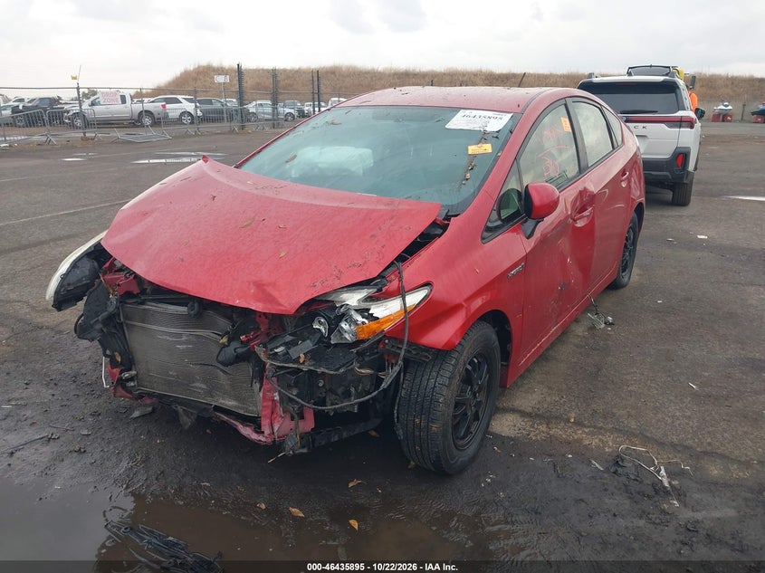 Vin: jtdkn3du8e1760431, lot: 46936261, toyota prius two 20142