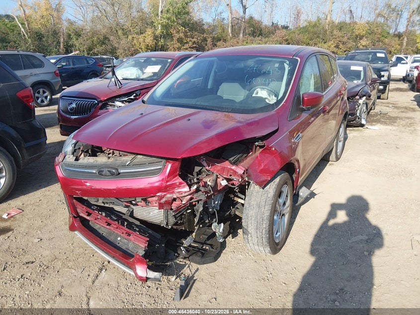 2014 Ford Escape Se, Удар спереду, IAAI, VIN 1FMCU9GX0EUD92661 — фото 2