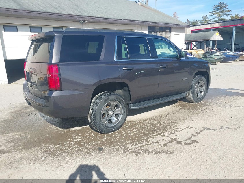 Vin: 1gnskaec8jr323356, lot: 46936455, chevrolet tahoe ls 20184