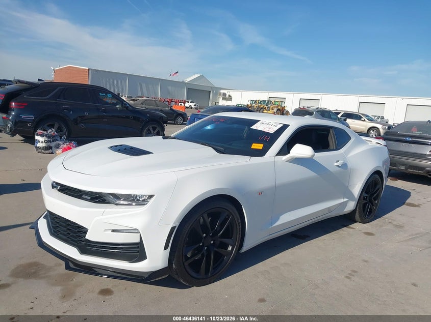 2021 Chevrolet Camaro Rwd 2Ss, Левый бок, IAAI, VIN 1G1FH1R79M0100301 — фото 2