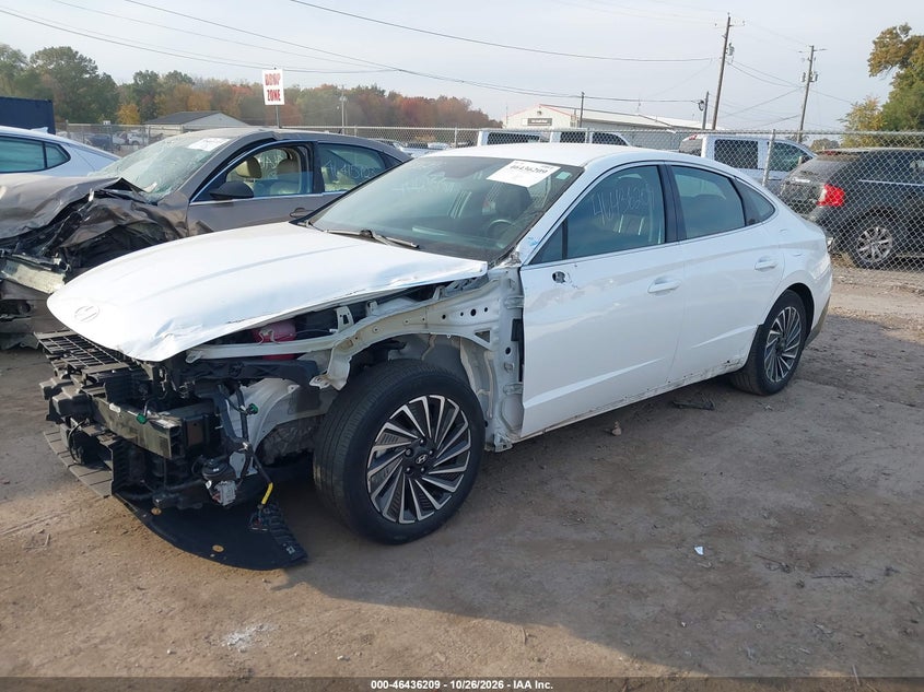 Vin: kmhl34jj0ra095715, lot: 46936574, hyundai sonata hybrid sel 20242