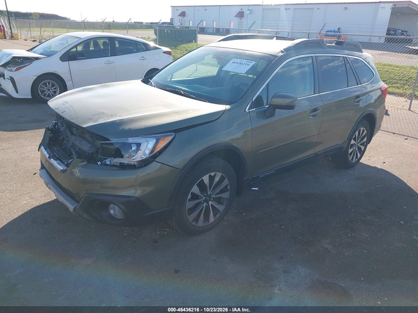 Vin: 4s4bsenc6g3325534, lot: 46936582, subaru outback 3.6r limited 20162