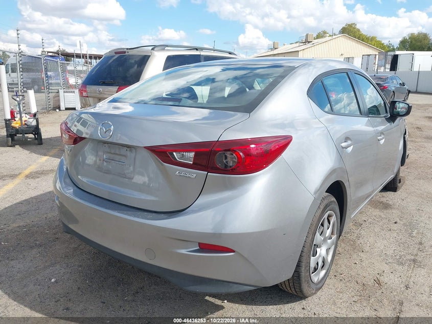 Vin: jm1bm1t74f1226234, lot: 46936619, mazda mazda3 i sv 20154
