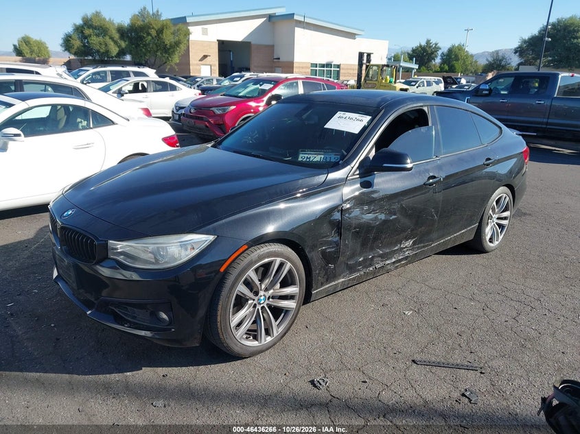 Vin: wba3x9c53ed152761, lot: 46936632, bmw 335i gran turismo xdrive 20142