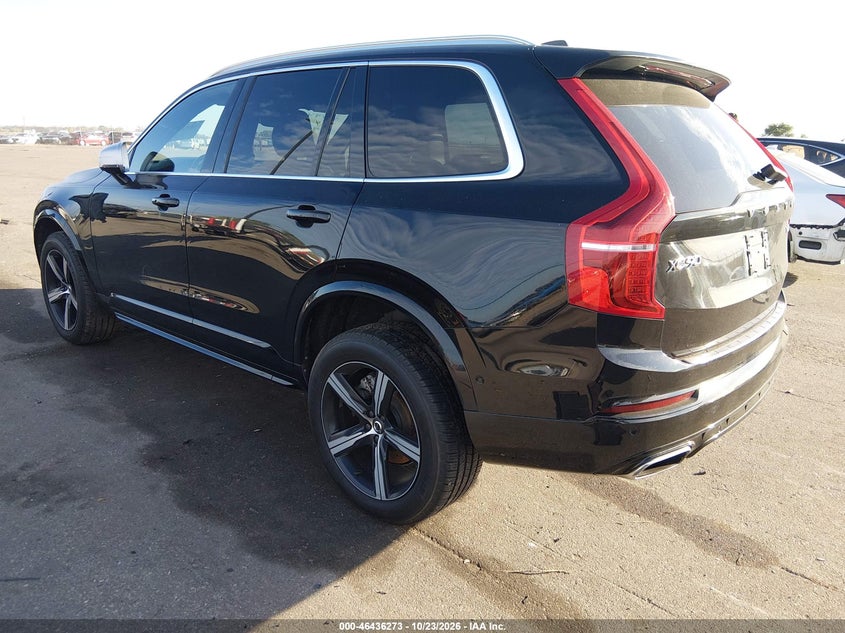 Vin: yv4a22pmxg1089502, lot: 46936639, volvo xc90 t6 r-design 20163