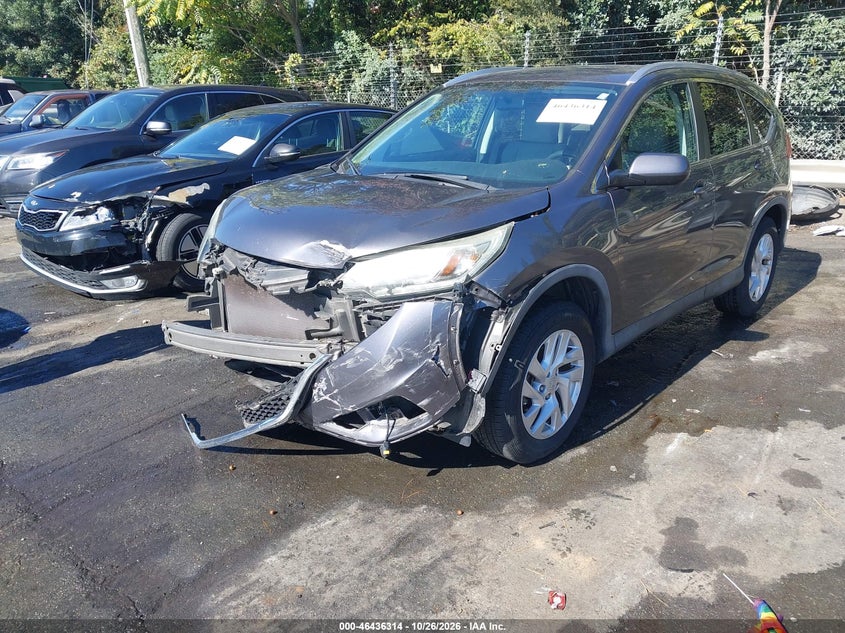 Vin: 2hkrm4h56fh670554, lot: 46936680, honda cr-v ex 20152