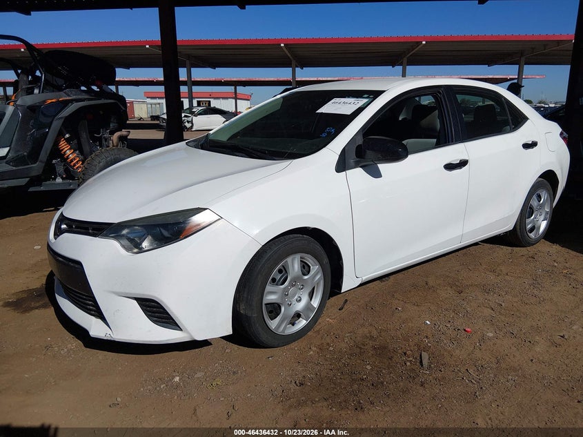 2016 Toyota Corolla Le, Невідомо, IAAI, VIN 2T1BURHE4GC603504 — фото 2