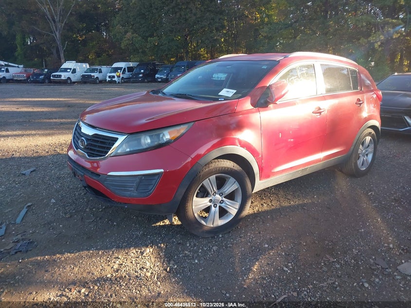 2011 Kia Sportage Lx, Невідомо, IAAI, VIN KNDPBCA25B7075586 — фото 2