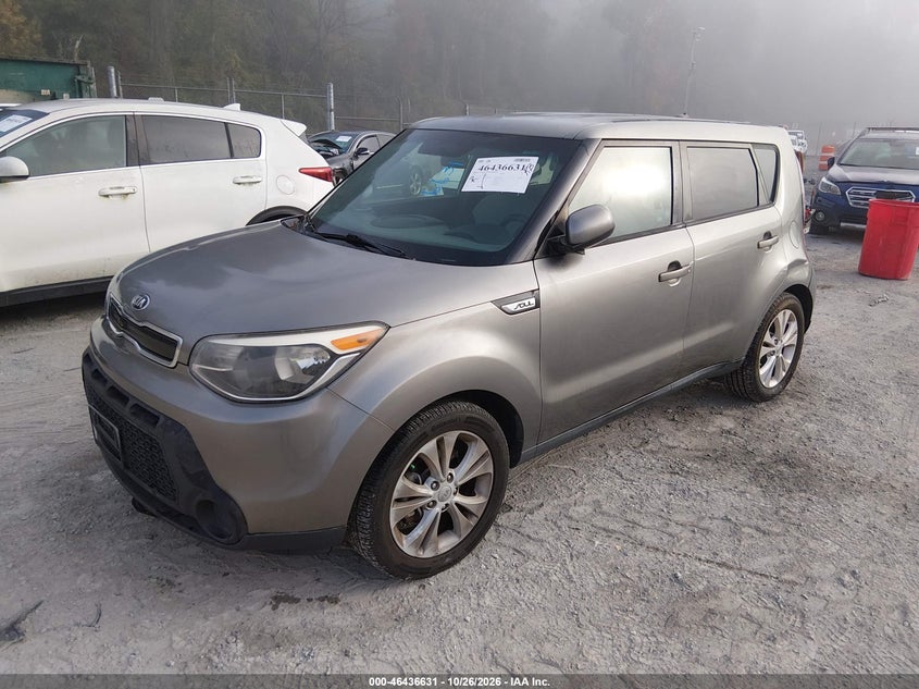 Vin: kndjp3a53f7184040, lot: 46936997, kia soul + 20152