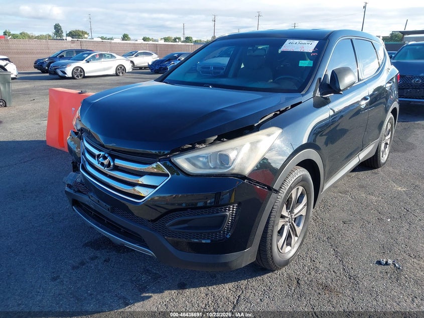 Vin: 5xyzt3lb9fg260977, lot: 46937058, hyundai santa fe sport 2.4l 20152