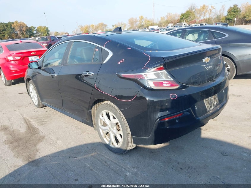 Vin: 1g1rb6s50hu111416, lot: 46937105, chevrolet volt premier 20173