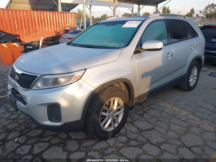 Vin: 5xykt4a79eg454252, lot: 46937149, kia sorento lx v6 20142