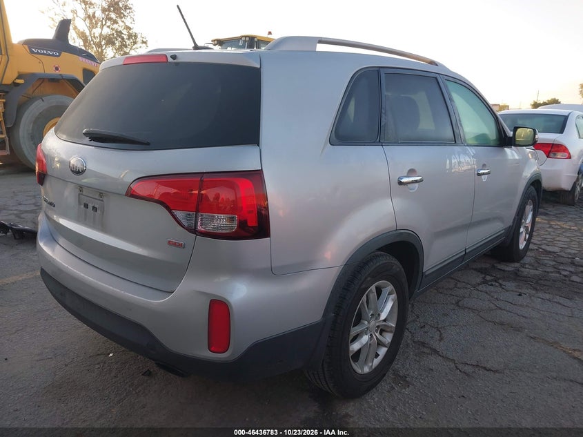 Vin: 5xykt4a79eg454252, lot: 46937149, kia sorento lx v6 20144