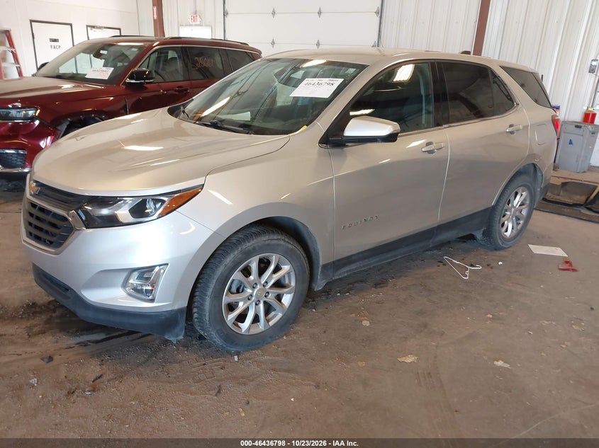 2019 Chevrolet Equinox Lt, Rear, IAAI, VIN 3GNAXJEV4KS661866 — photo 2