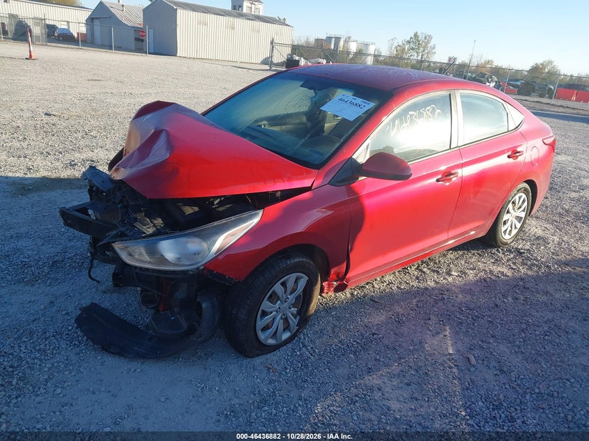 Vin: 3kpc24a37je027292, lot: 46937251, hyundai accent se 20182