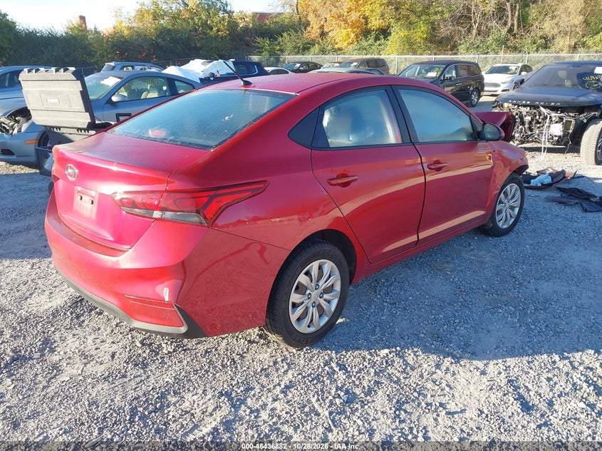 Vin: 3kpc24a37je027292, lot: 46937251, hyundai accent se 20184