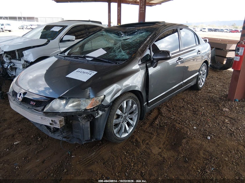 Vin: 2hgfa5e52ah700934, lot: 46937280, honda civic si 20102
