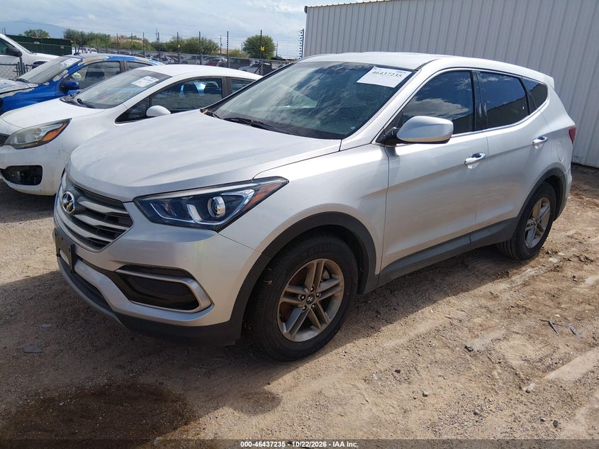 Vin: 5xyzt3lb7hg474708, lot: 46937601, hyundai santa fe sport 2.4l 20172