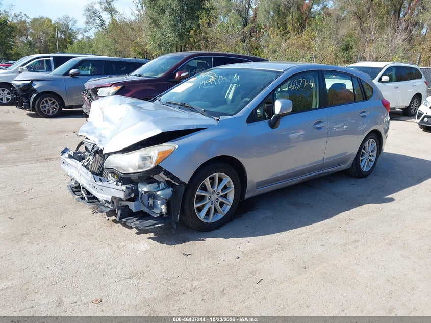 Vin: jf1gpac61e8318689, lot: 46937610, subaru impreza 2.0i premium 20142