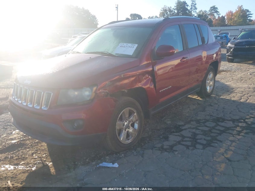 Vin: 1c4njcea1ed588240, lot: 46937681, jeep compass latitude 20142