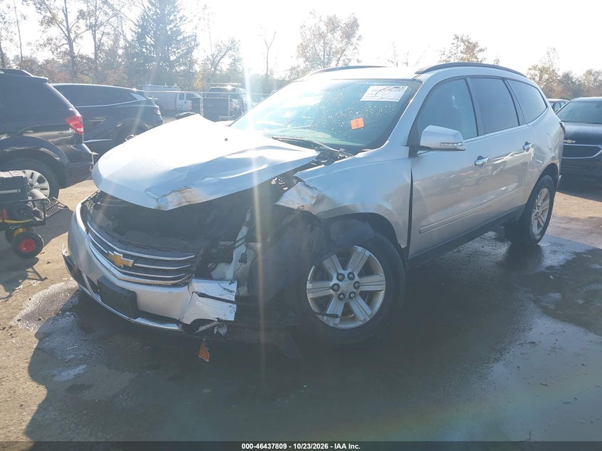 2014 Chevrolet Traverse 1Lt, Front End, IAAI, VIN 1GNKVGKD7EJ252890 — photo 2