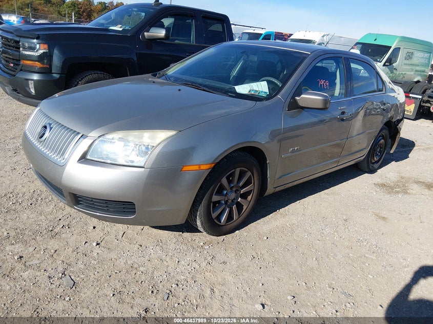 2008 Mercury Milan I4, Left Rear, IAAI, VIN 3MEHM07Z88R655707 — photo 2
