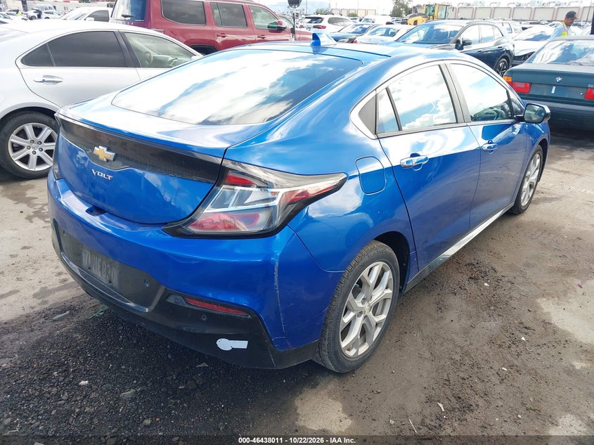 Vin: 1g1rd6s52gu113189, lot: 46938377, chevrolet volt premier 20164