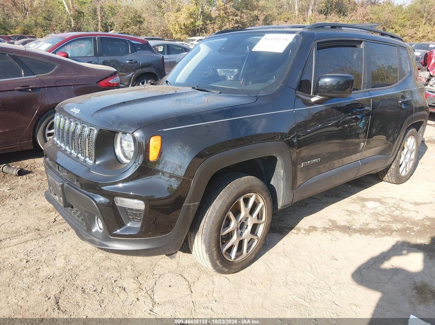 2021 Jeep Renegade Latitude 4X4, Удар ззаду, IAAI, VIN ZACNJDB1XMPM49859 — фото 2