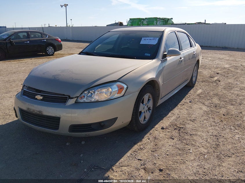 2010 Chevrolet Impala Lt, Right Front, IAAI, VIN 2G1WB5EK1A1138544 — photo 2