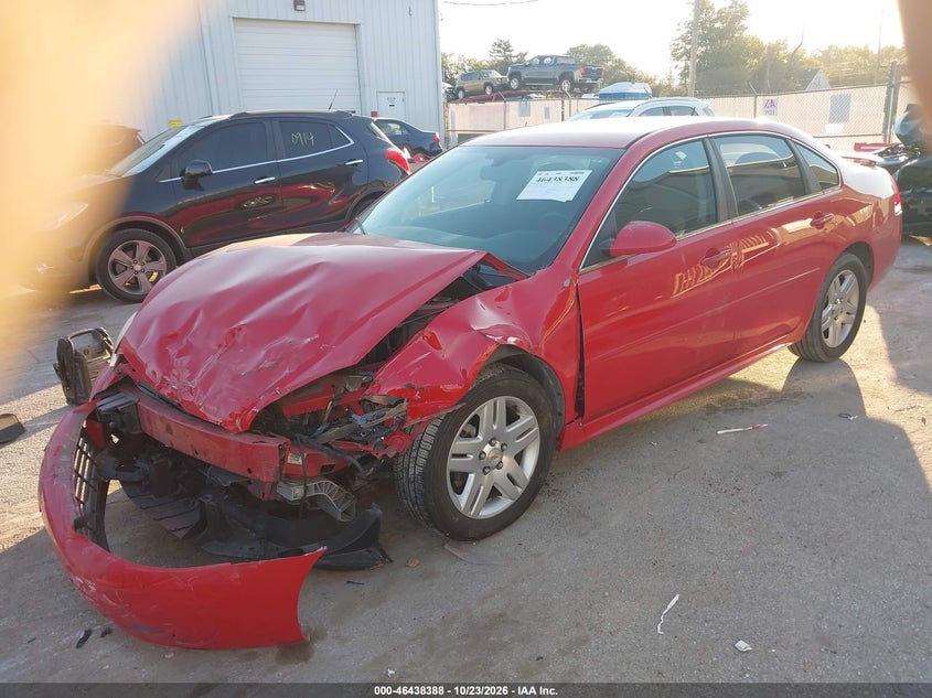 2011 Chevrolet Impala Lt, Left Front, IAAI, VIN 2G1WB5EK8B1189265 — photo 2