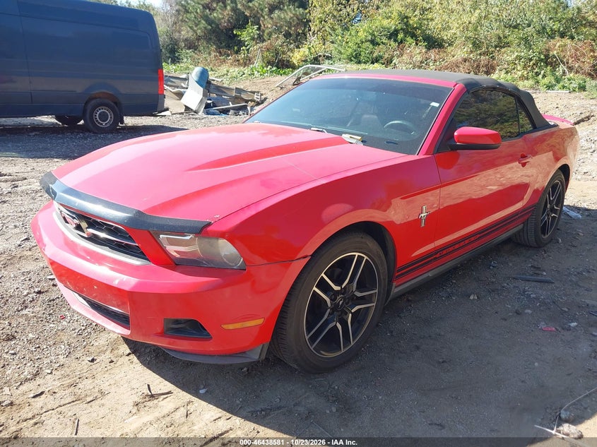 2010 Ford Mustang V6 Premium, Затопление, IAAI, VIN 1ZVBP8EN1A5157562 — фото 2