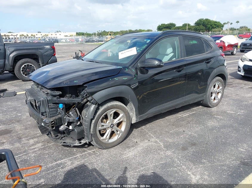 Vin: km8k32ab0nu771226, lot: 46938974, hyundai kona sel 20222