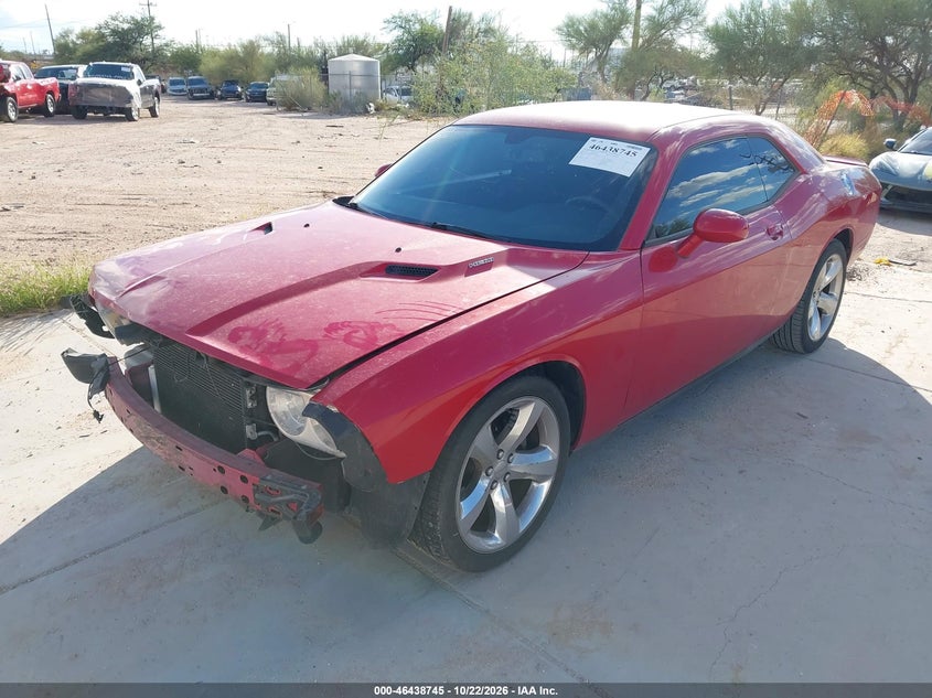 Vin: 2c3cdybtxdh587708, lot: 46939111, dodge challenger r/t 20132
