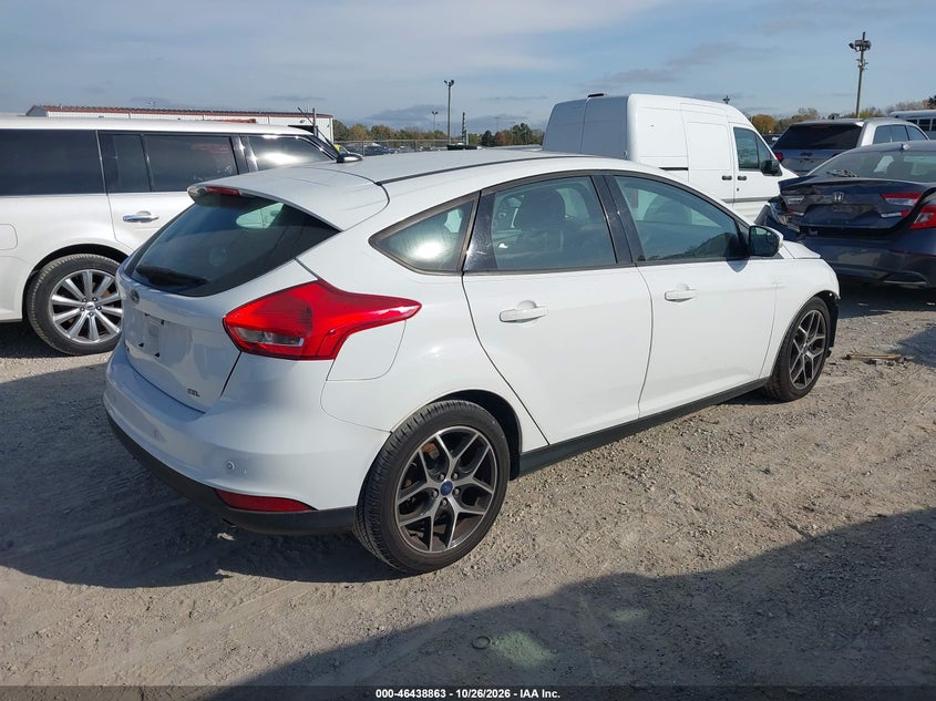 Vin: 1fadp3m25hl262705, lot: 46939229, ford focus sel 20174
