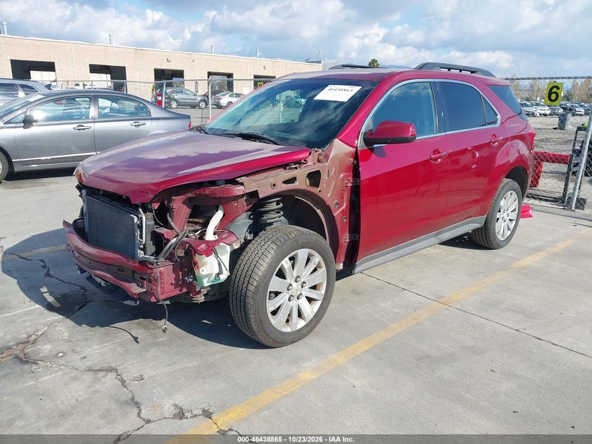 2011 Chevrolet Equinox 2Lt, Front End, IAAI, VIN 2CNFLPE54B6395045 — photo 2